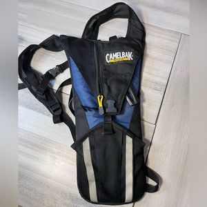 Camelback Rogue Black Hydration Backpack Zipper Pocket No Bladder Blue Black